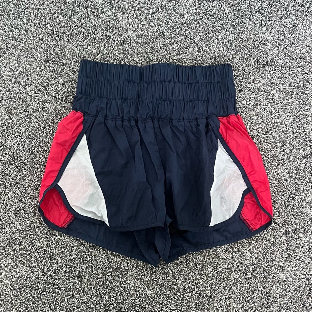 Free People Movement The Way Home Shorts Americana Color Combo